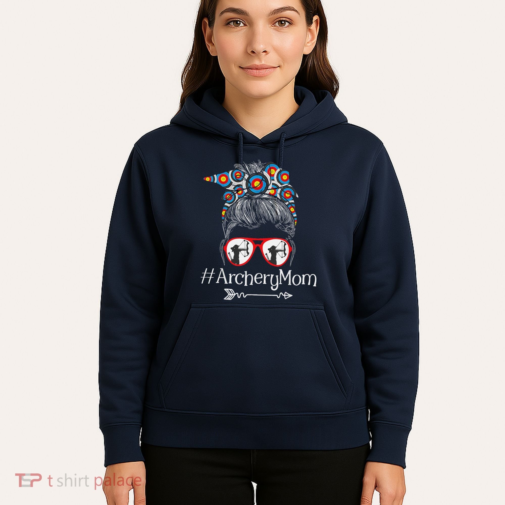 Archery Mom Mothers Day Bowhunter Archer Bowman Bows Hoodie