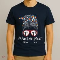Archery Mom Mothers Day Bowhunter Archer Bowman Bows T-Shirt thumb 3