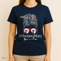 Archery Mom Mothers Day Bowhunter Archer Bowman Bows T-Shirt thumb 4