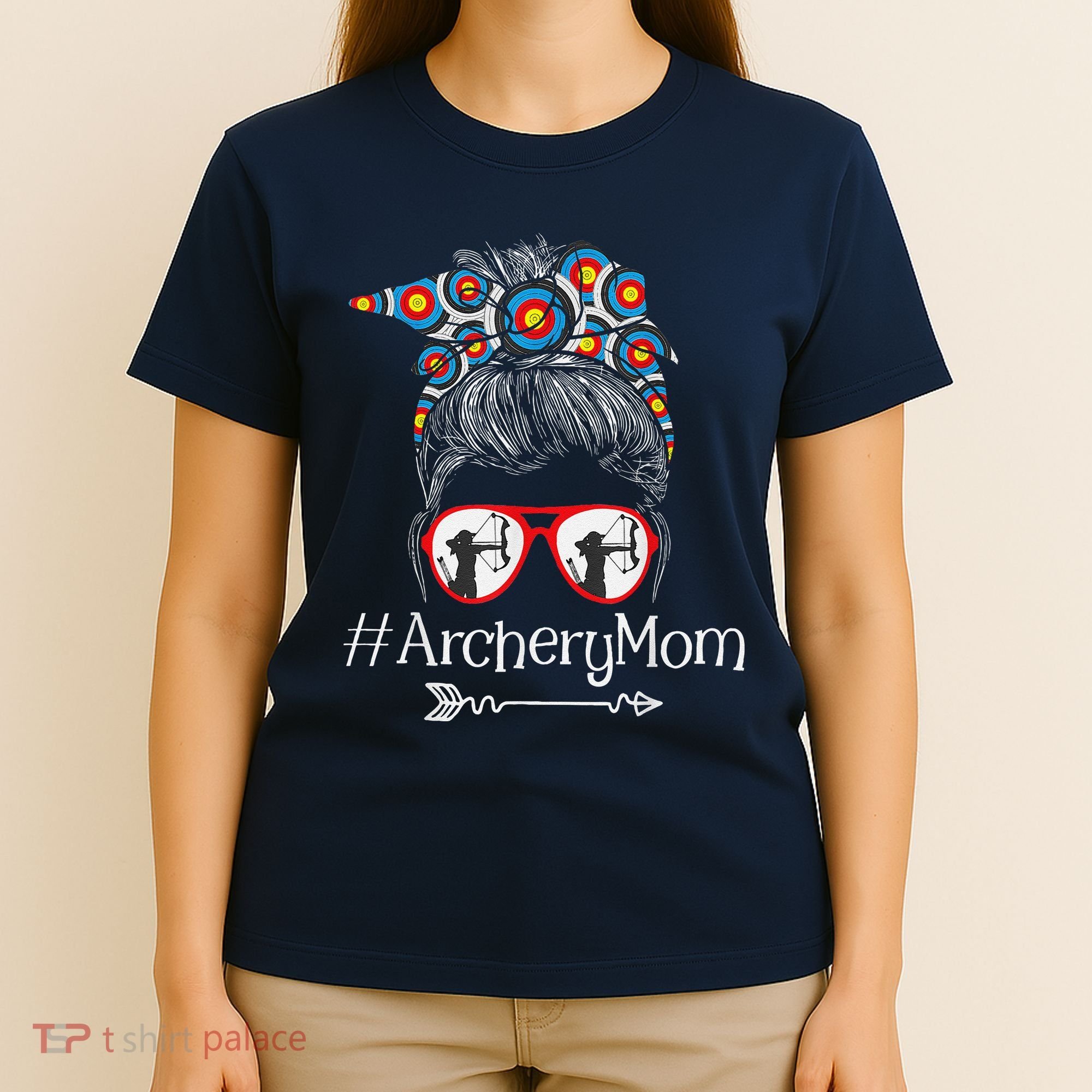 Archery Mom Mothers Day Bowhunter Archer Bowman Bows T-Shirt