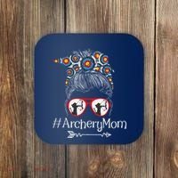 Archery Mom Mothers Day Bowhunter Archer Bowman Bows Coaster thumb 0