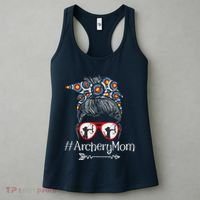 Archery Mom Mothers Day Bowhunter Archer Bowman Bows Women's Tank Top thumb 3