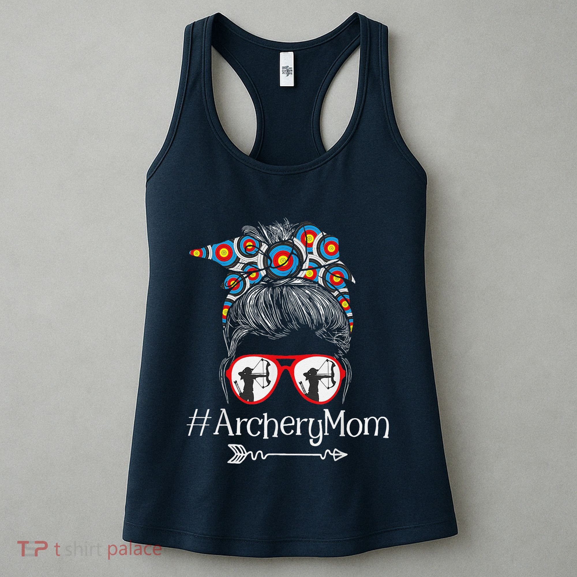 Archery Mom Mothers Day Bowhunter Archer Bowman Bows Women's Tank Top