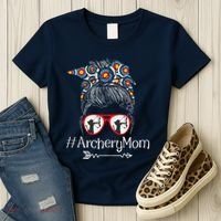 Archery Mom Mothers Day Bowhunter Archer Bowman Bows Women's T-Shirt thumb 3