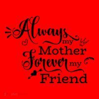 Always My Mother Forever My Friend Santa Hat thumb 1