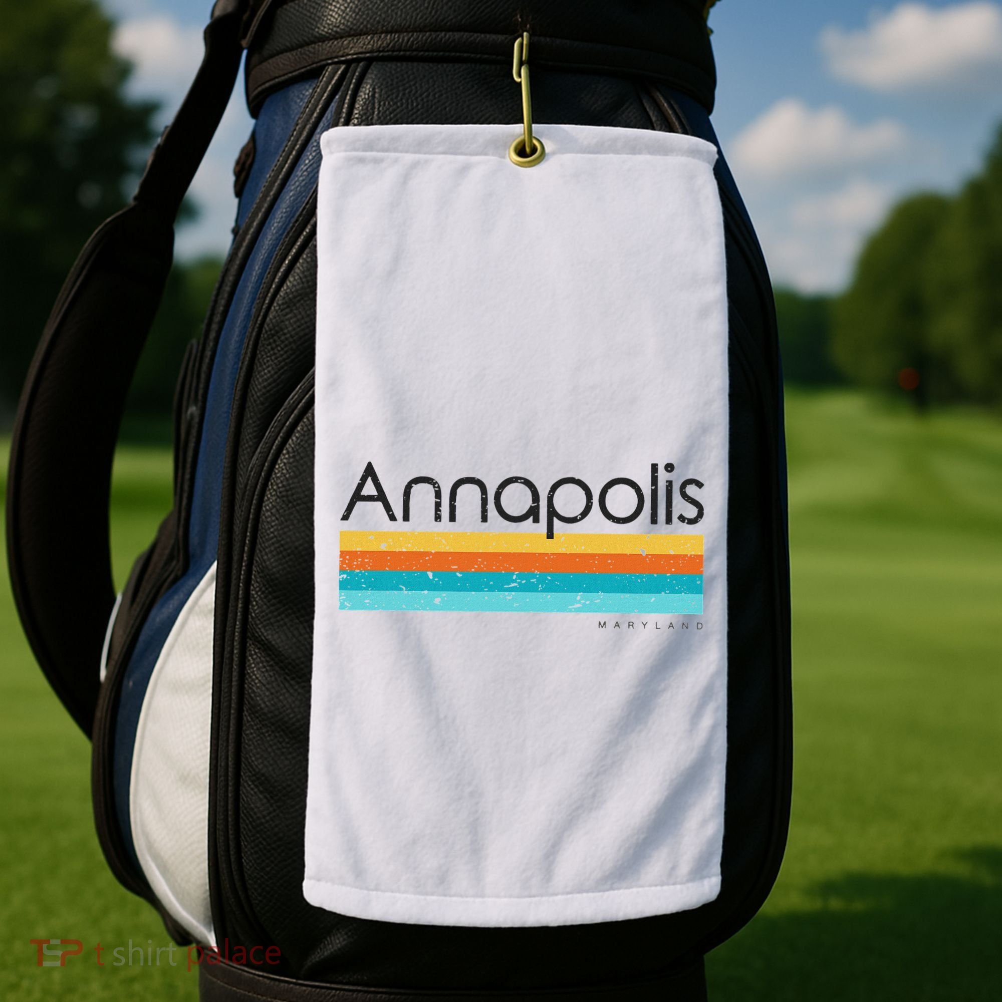 Annapolis Maryland Md Golf Towel