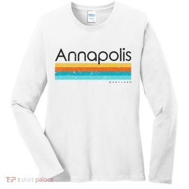 Annapolis Maryland Md Women's Long Sleeve Shirt