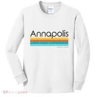 Annapolis Maryland Md Kids Long Sleeve Shirt thumb 0