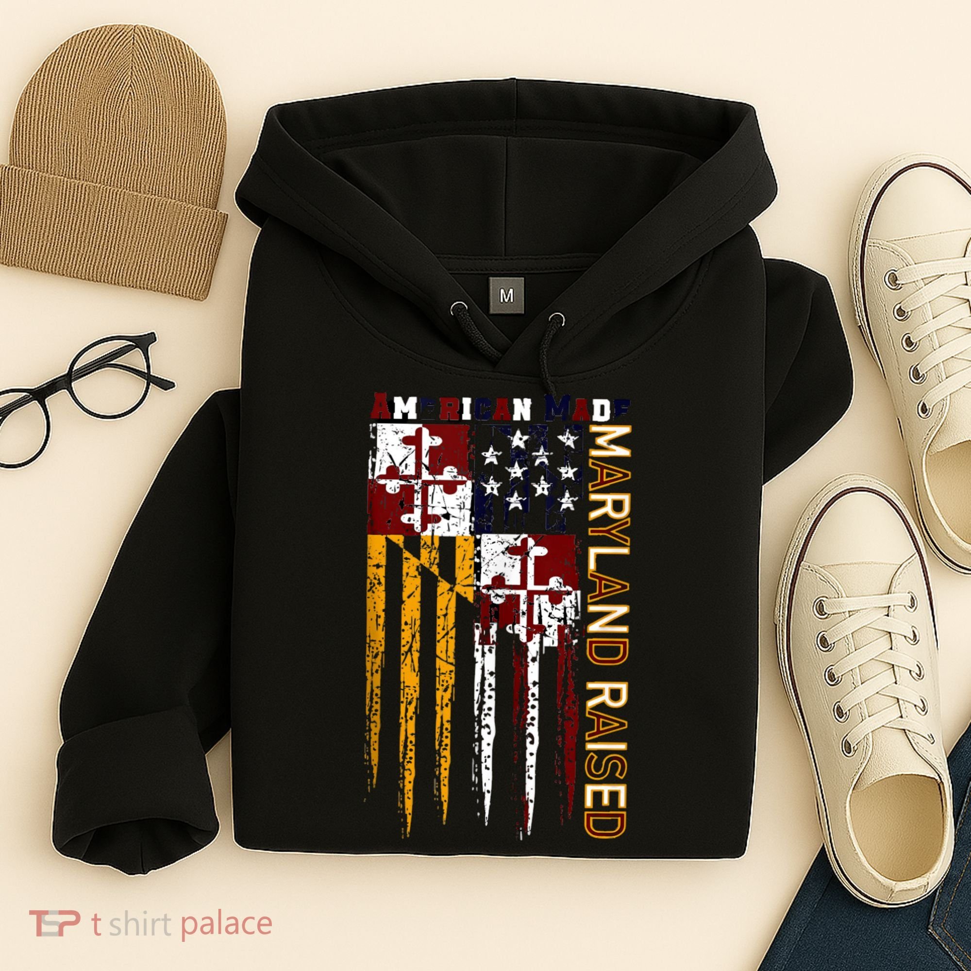 American Made Maryland Raised Hoodie