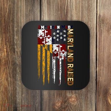 American Made Maryland Raised Coaster