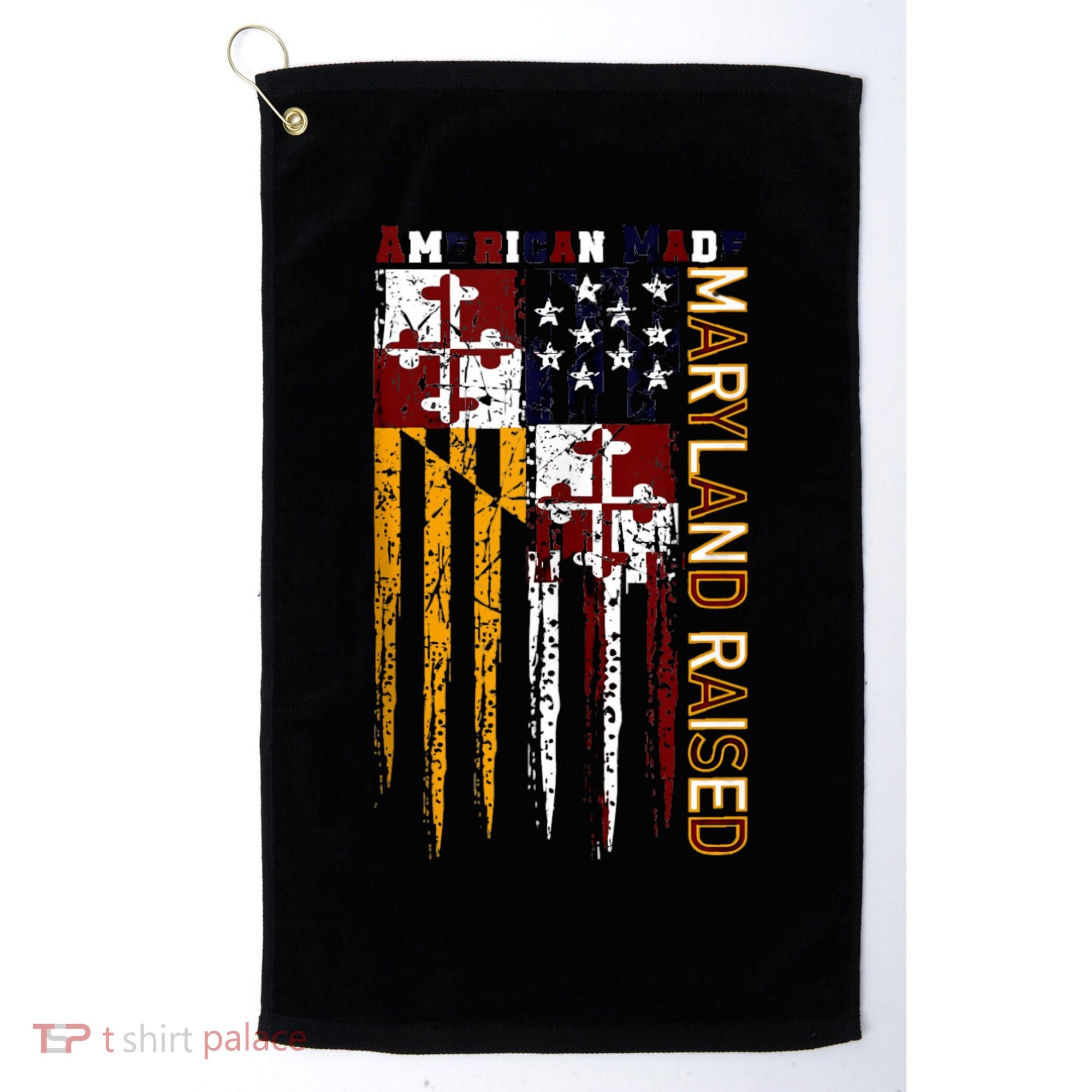 American Made Maryland Raised Golf Towel
