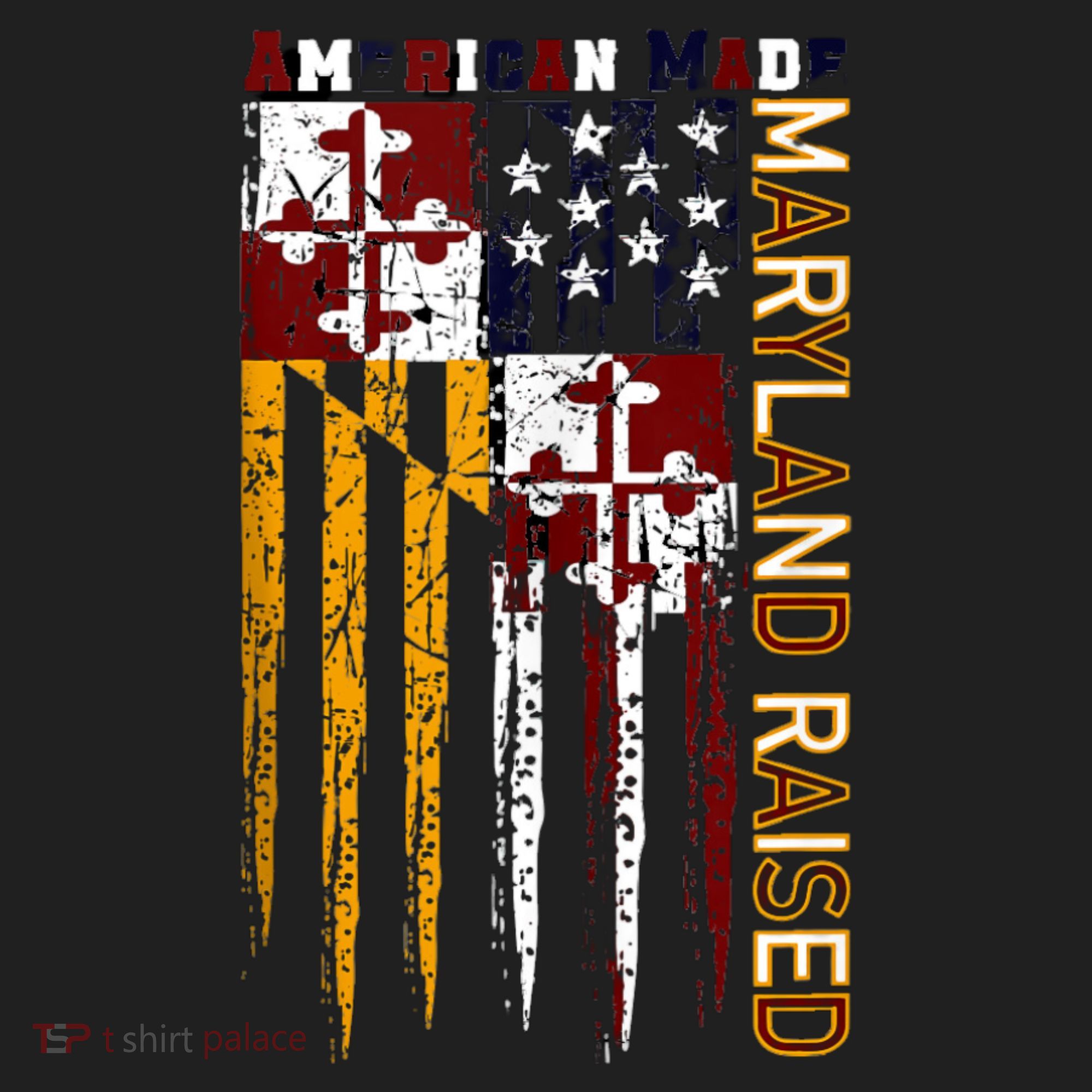American Made Maryland Raised Golf Towel