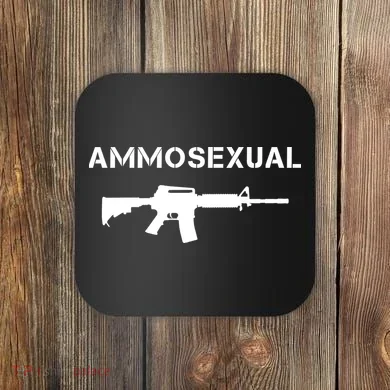 Ammosexual Pro Guns Coaster
