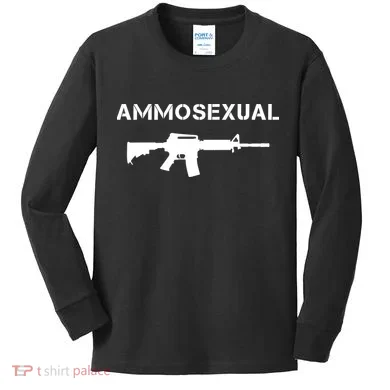 Ammosexual Pro Guns Kids Long Sleeve Shirt
