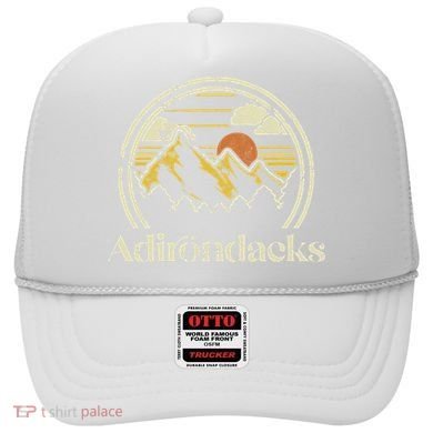 Adirondacks Mountains New York Vintage Hiking Camp Retro Hat
