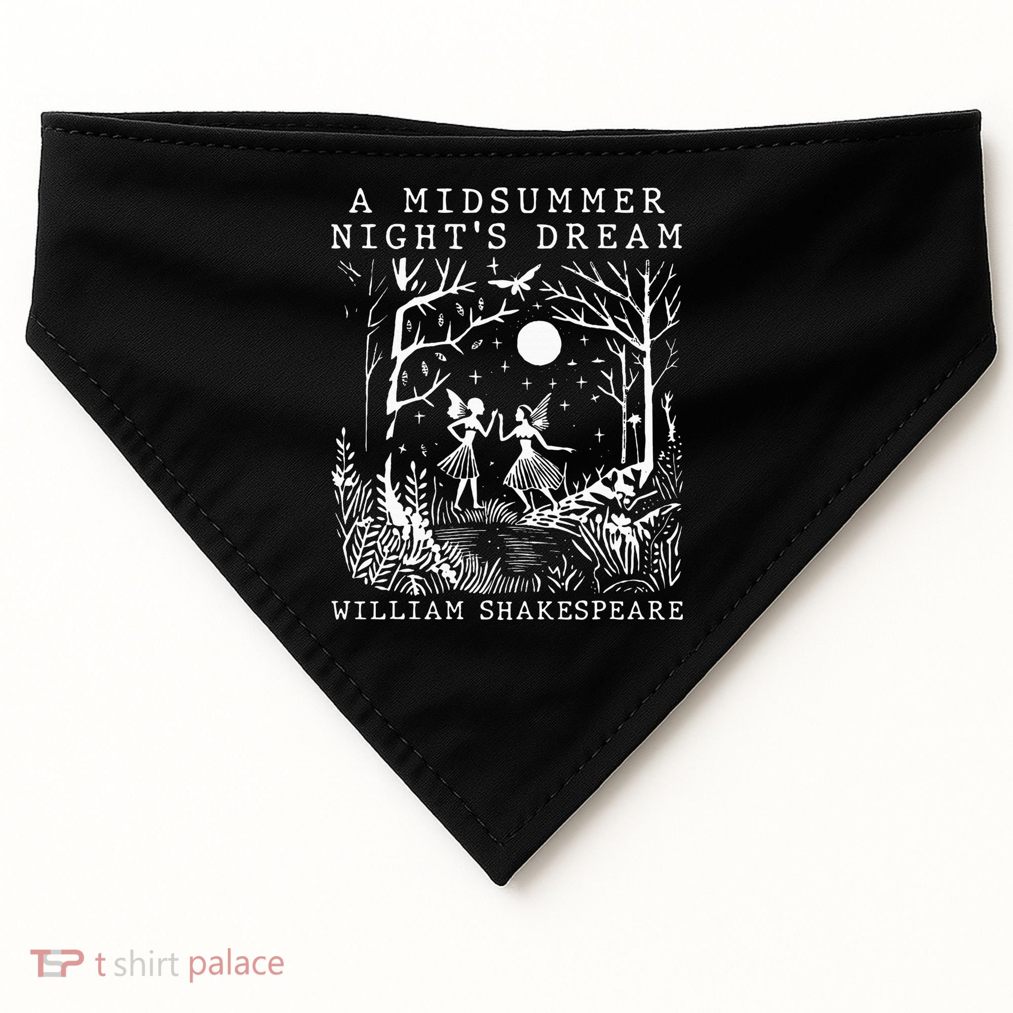 A Midsummer Nights Dream Shakespeare USA-Made Doggie Bandana