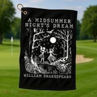 A Midsummer Nights Dream Shakespeare Golf Towel thumb 1