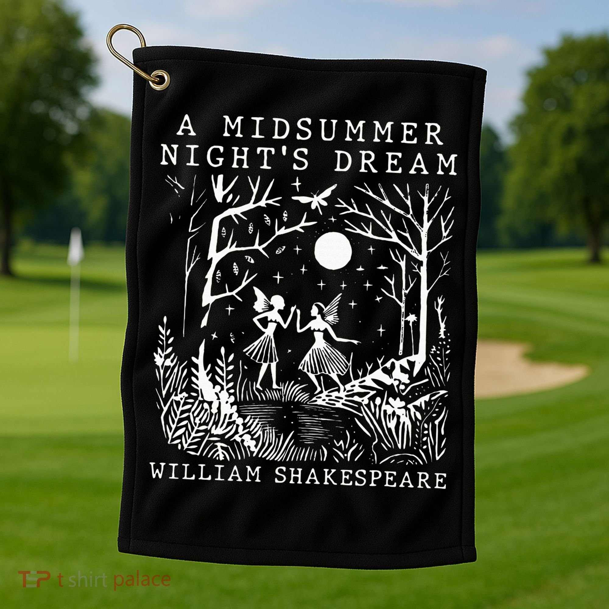 A Midsummer Nights Dream Shakespeare Golf Towel