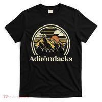 Adirondacks Mountains New York Vintage Hiking Camp Retro T-Shirt thumb 0