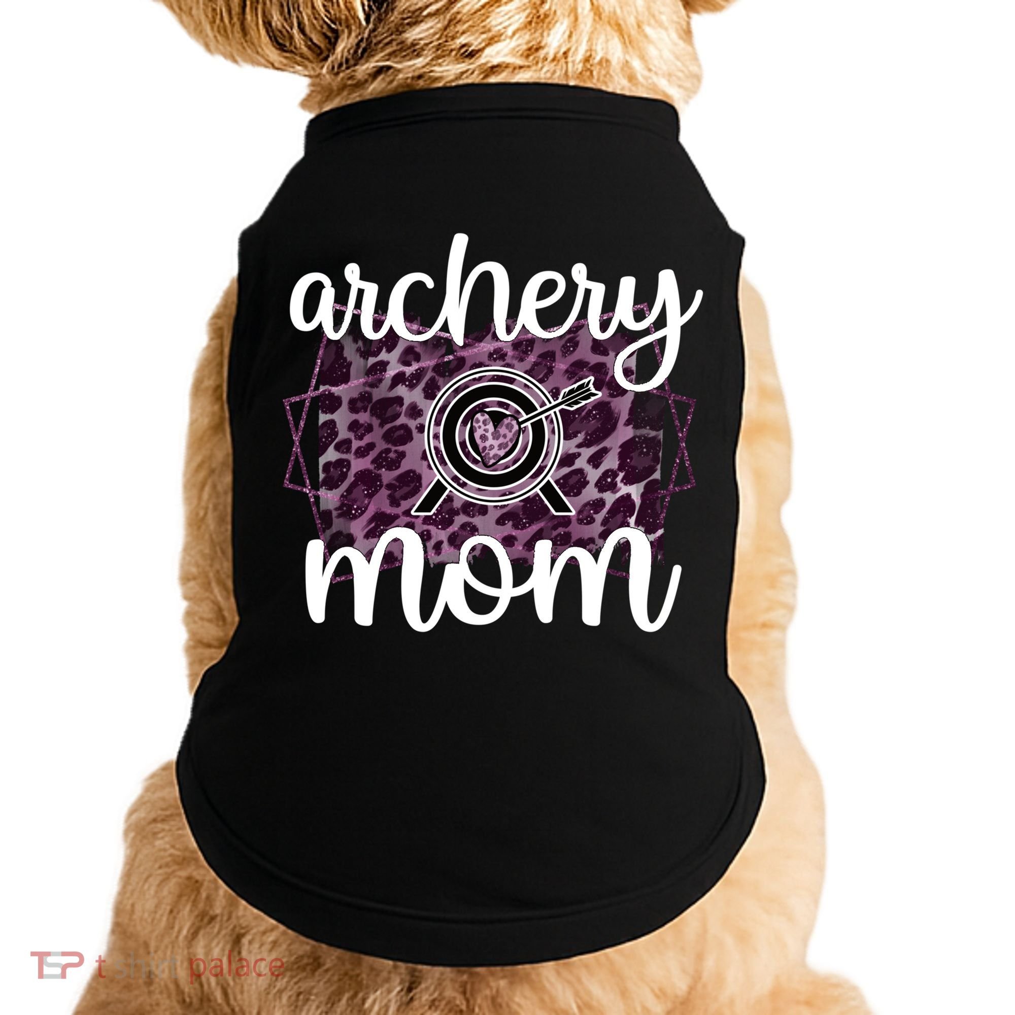 Archery Mom Of An Archer Mama Archery Mother Funny Gift Doggie Tank
