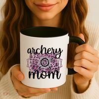 Archery Mom Of An Archer Mama Archery Mother Funny Gift Coffee Mug thumb 3
