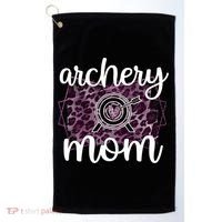 Archery Mom Of An Archer Mama Archery Mother Funny Gift Golf Towel thumb 0