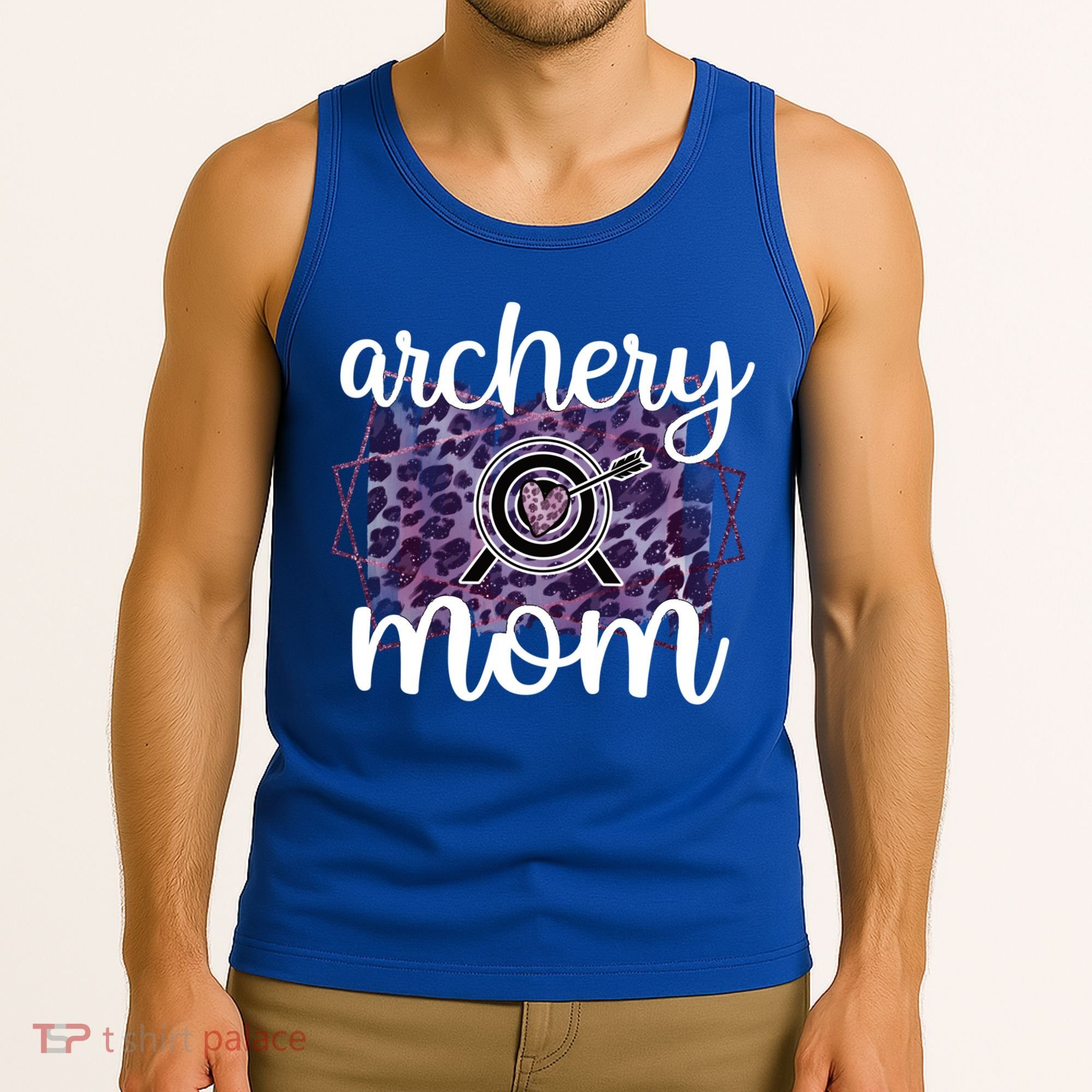 Archery Mom Of An Archer Mama Archery Mother Funny Gift Tank Top