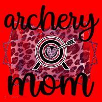 Archery Mom Of An Archer Mama Archery Mother Funny Gift Santa Hat thumb 1
