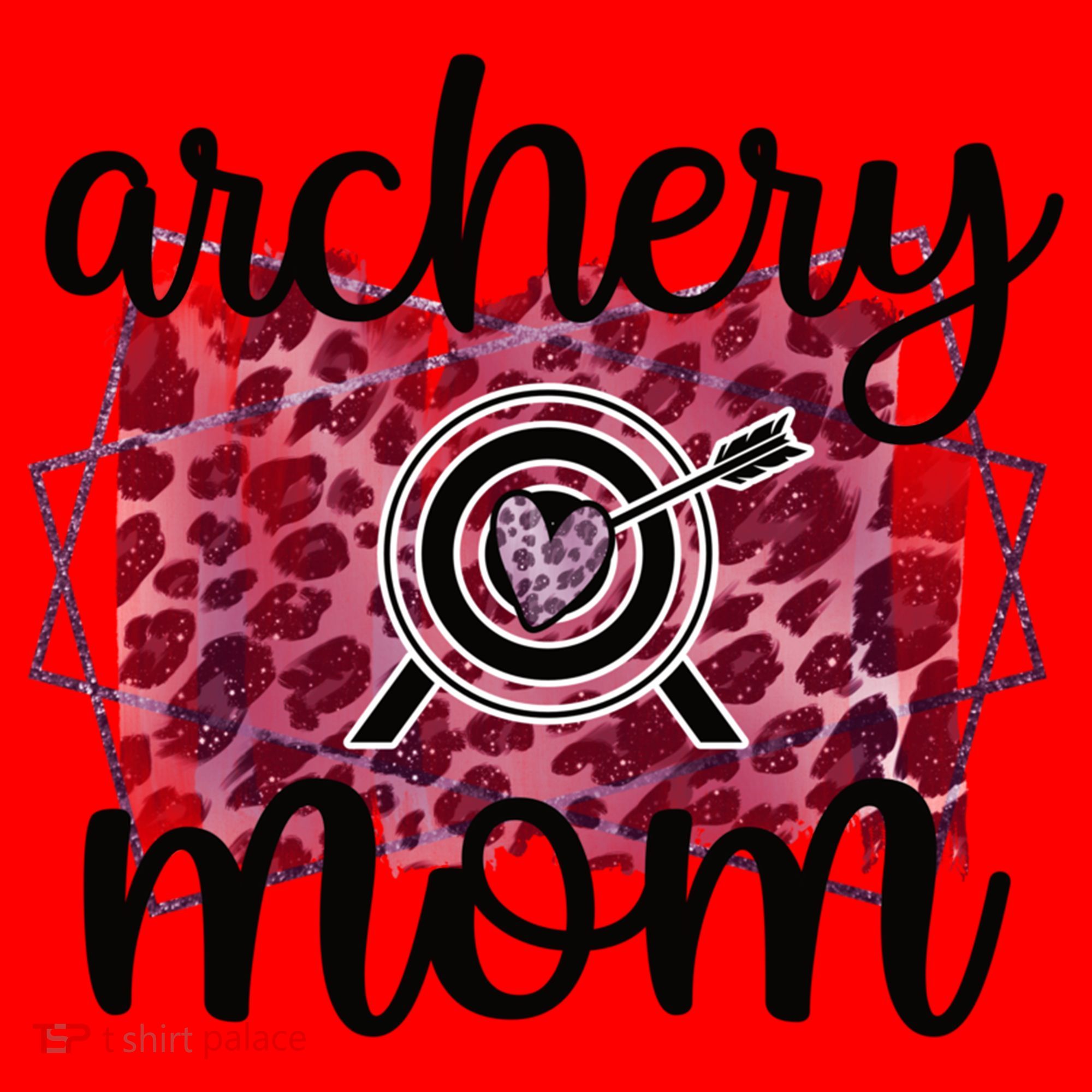 Archery Mom Of An Archer Mama Archery Mother Funny Gift Santa Hat