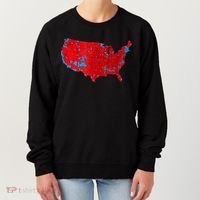 Accurate Map Of 2024 Election Results Women's Sweatshirt thumb 0