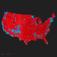 Accurate Map Of 2024 Election Results Women's Sweatshirt thumb 2