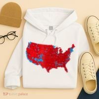 Accurate Map Of 2024 Election Results Hoodie thumb 4