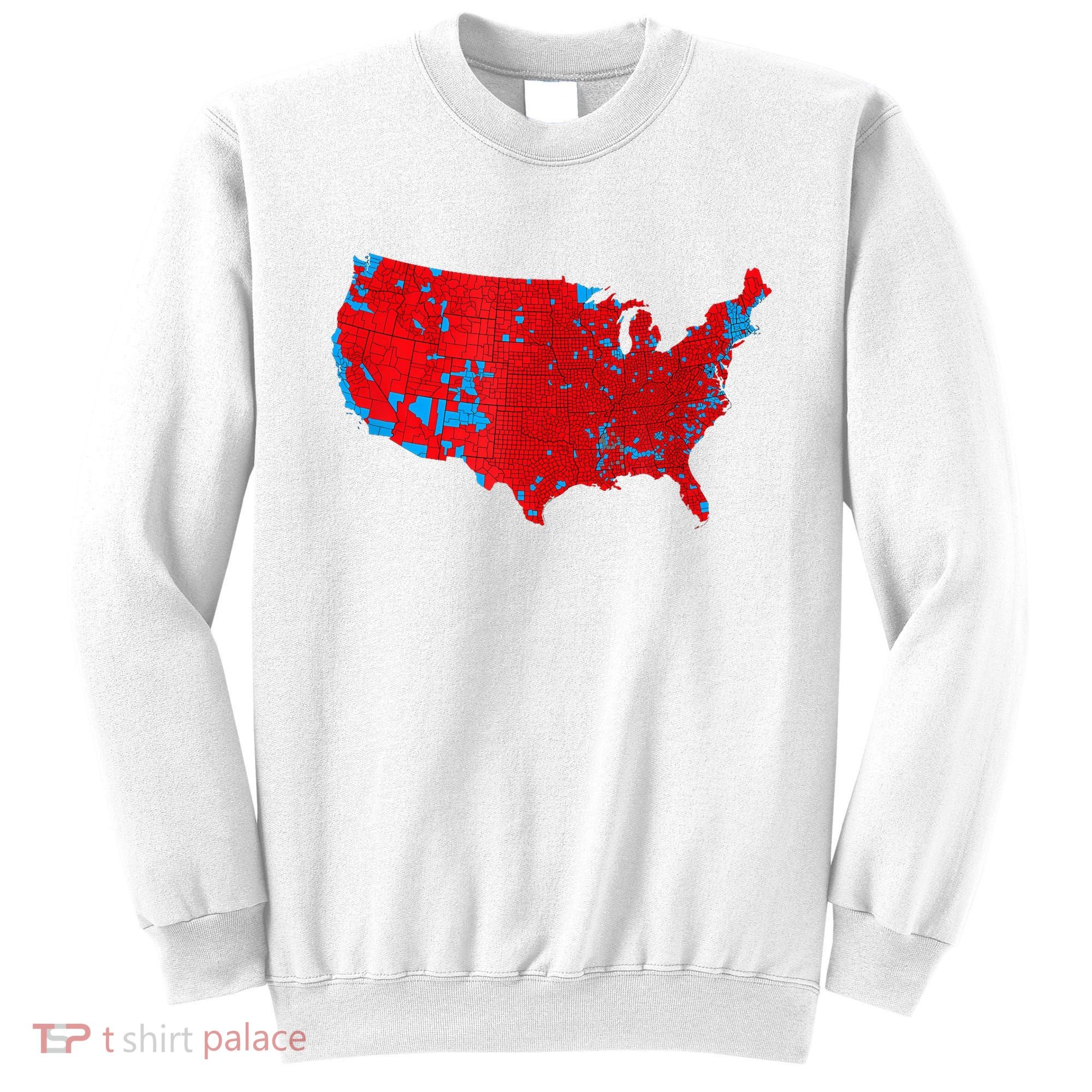 Accurate Map Of 2024 Election Results Sweatshirt