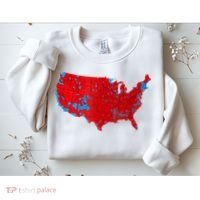 Accurate Map Of 2024 Election Results Sweatshirt thumb 2