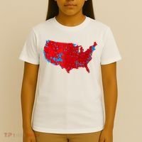 Accurate Map Of 2024 Election Results T-Shirt thumb 4