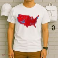 Accurate Map Of 2024 Election Results T-Shirt thumb 6