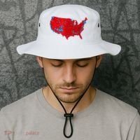 Accurate Map Of 2024 Election Results Bucket Hat thumb 2