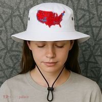 Accurate Map Of 2024 Election Results Bucket Hat thumb 3