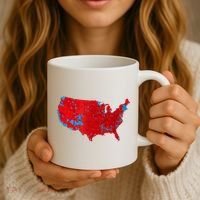 Accurate Map Of 2024 Election Results Coffee Mug thumb 3