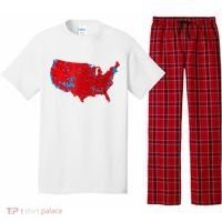 Accurate Map Of 2024 Election Results Pajama Set thumb 0