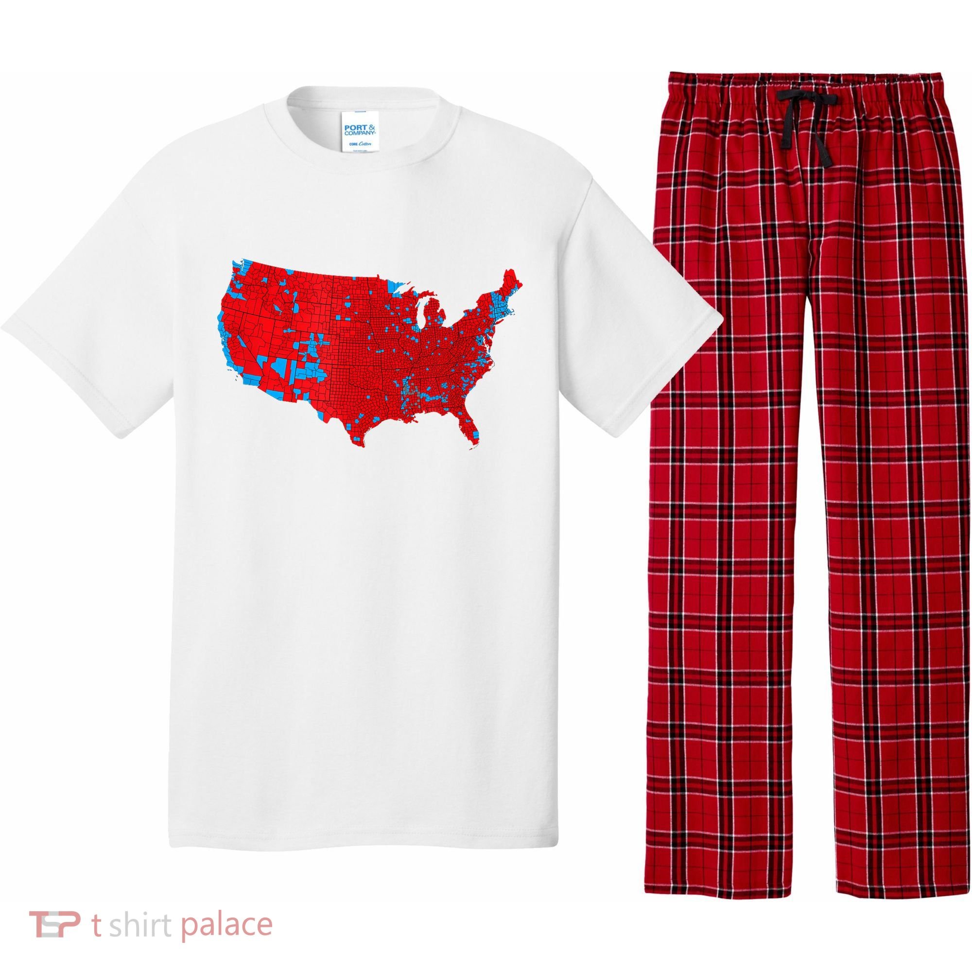 Accurate Map Of 2024 Election Results Pajama Set