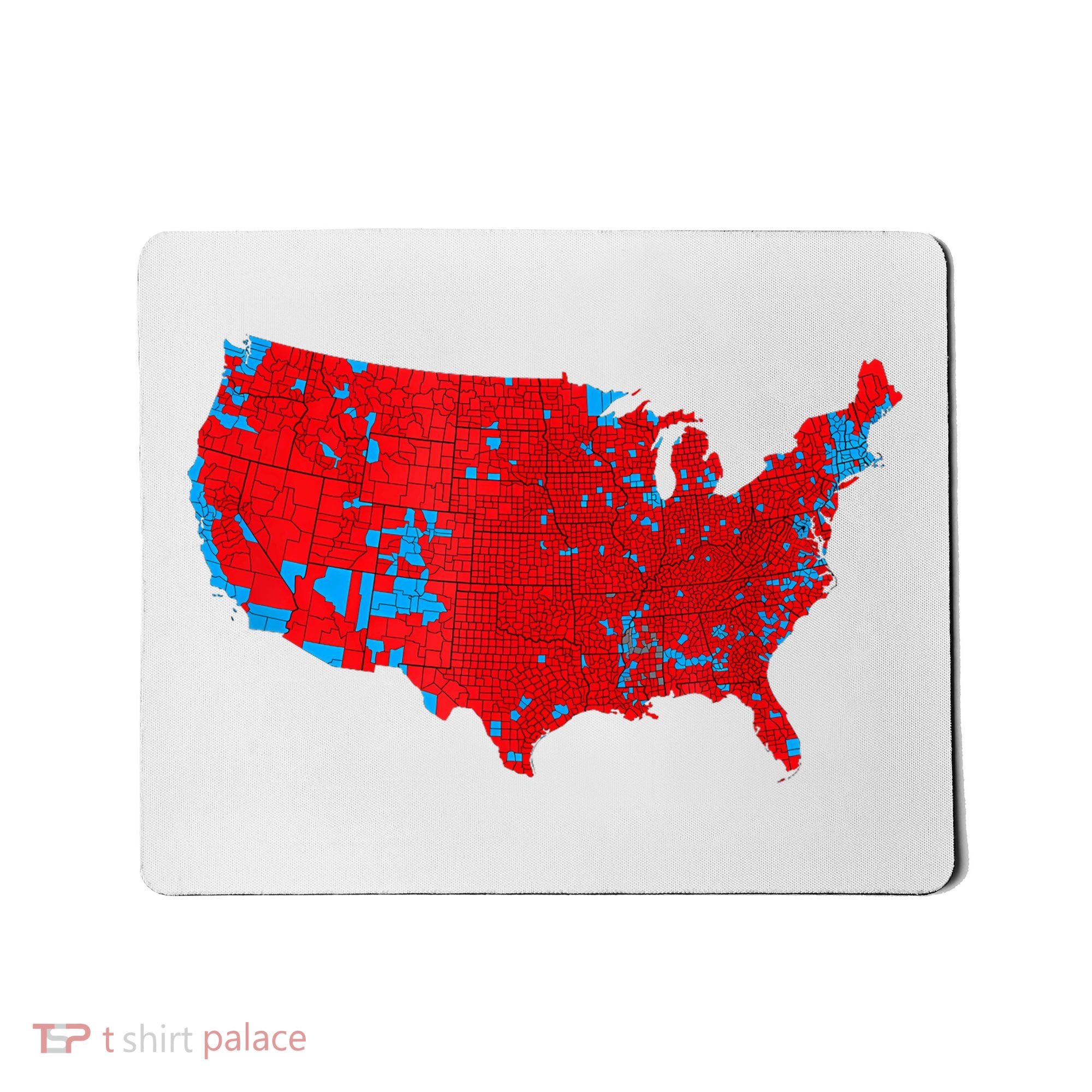 Accurate Map Of 2024 Election Results Mousepad