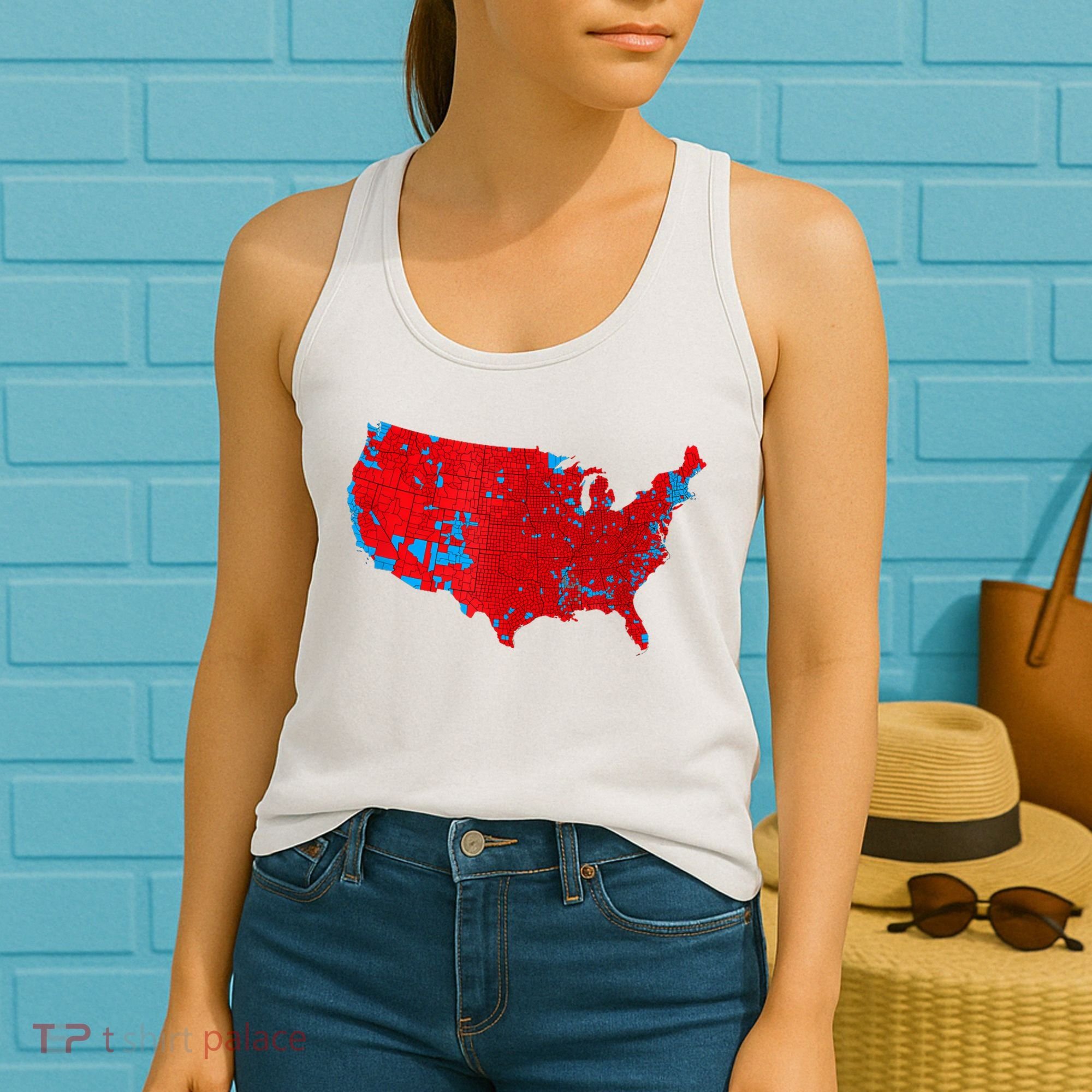Accurate Map Of 2024 Election Results Women's Tank Top