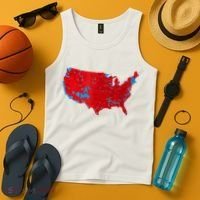 Accurate Map Of 2024 Election Results Tank Top thumb 4