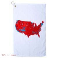 Accurate Map Of 2024 Election Results Golf Towel thumb 0