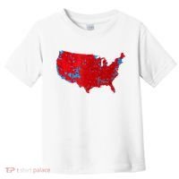 Accurate Map Of 2024 Election Results Toddler T-Shirt thumb 0