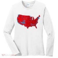 Accurate Map Of 2024 Election Results Women's Long Sleeve Shirt thumb 0