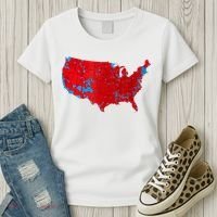 Accurate Map Of 2024 Election Results Women's T-Shirt thumb 3