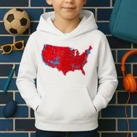 Accurate Map Of 2024 Election Results Kids Hoodie thumb 2