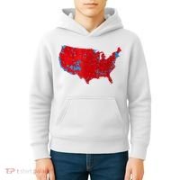 Accurate Map Of 2024 Election Results Kids Hoodie thumb 4